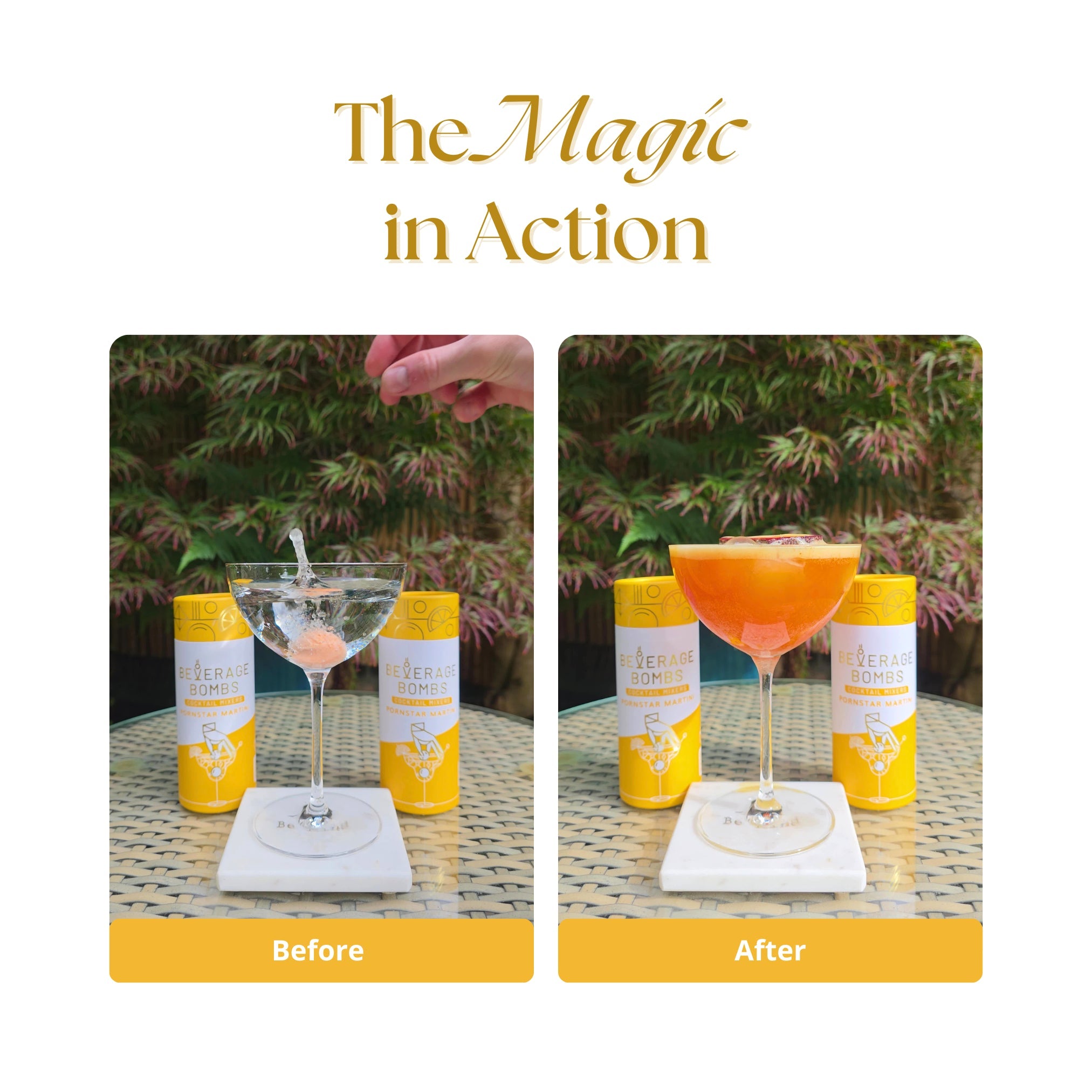 Beverage Bomb - The Near Instant Cocktail! Beverage Bombs